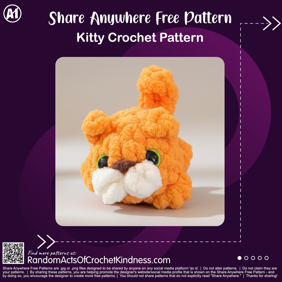 Kitty Crochet Pattern #RAOCK