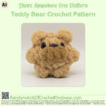 Free Share Anywhere Puppy Crochet Pattern #RAOCK No AI